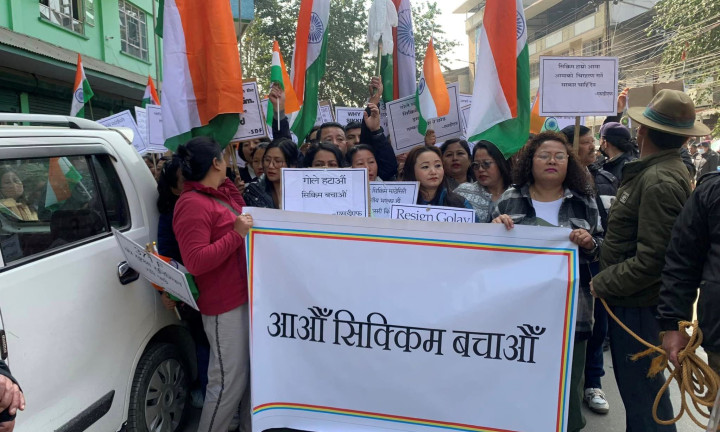 नेपालीभाषीलाई अदालतले 'विदेशी' भनेपछि सिक्किममा आन्दोलन